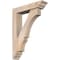 Ekena Millwork Balboa Traditional Smooth Bracket w/ Offset Brace, Douglas Fir, 5 1/2"W x 24"D x 32"H BKT0604X24X32BOA01SDF - alternate 1